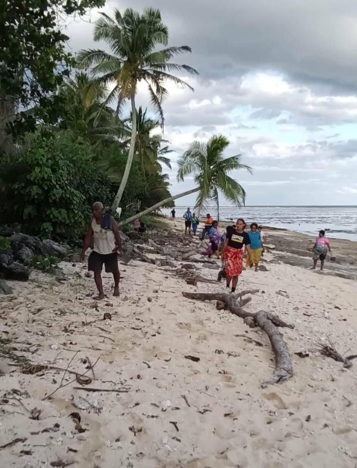 fiji coral reef beach clean